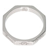 Secondhand Gucci Octagone Silver White Gold Jewelry