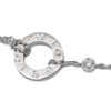 Secondhand Cartier Love Circle Silver White Gold Jewelry