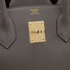 Secondhand Hermès Birkin 30 Gray Leather Bag