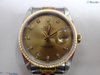 Rolex Oyster Perpetual Datejust Automatic Watch Stainless Steel and Yellow Gold