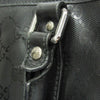 Secondhand Gucci imprime Black Leather Bag