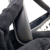 Secondhand Balenciaga Navy Cabas Black Canvas, Leather Bag