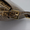 Secondhand Fendi Mamma Baguette Brown Canvas Bag