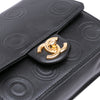 Secondhand Chanel Mini Square Calfskin Coco Embossed Flap