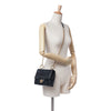 Secondhand Chanel Mini Square Calfskin Coco Embossed Flap