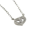 Secondhand Cartier C heart Silver White Gold Jewelry