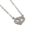 Secondhand Cartier C heart Silver White Gold Jewelry