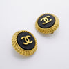 Secondhand Chanel Coco Mark Brown Gold Plated Jewelry