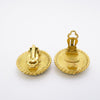 Secondhand Chanel Coco Mark Brown Gold Plated Jewelry
