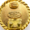 Secondhand Chanel Coco Mark Brown Gold Plated Jewelry
