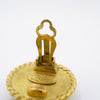 Secondhand Chanel Coco Mark Brown Gold Plated Jewelry