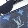 Secondhand Louis Vuitton Trio Navy Leather Bag