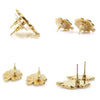 Secondhand Chanel Clover Gold Plated Jewelry