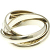 Secondhand Cartier Trinity Silver White Gold Jewelry
