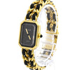 Chanel Premiere Rock Quartz Watch Plated Metal and Leather