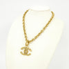 Secondhand Chanel Coco Mark Gold Plated Jewelry