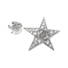 Secondhand Chanel Coco Mark Silver Metal Jewelry