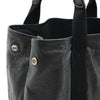 Secondhand Balenciaga Navy Cabas Black Leather Bag