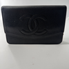 Chanel Logo Wallet on Chain Leather