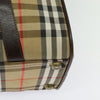 Secondhand Burberry Haymarket Beige Canvas Bag