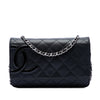 Chanel Quilted Lambskin Cambon Ligne Wallet On Chain Secondhand