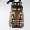 Secondhand Burberry The Banner Beige Canvas Bag