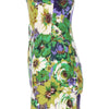 Secondhand Blumarine Green Sleeveless Floral Dress - '10s