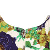 Secondhand Blumarine Green Sleeveless Floral Dress - '10s