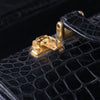 Secondhand Jardin des Sacs Crocodile Leather Beauty Case - '60s