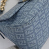 Secondhand Fendi Baguette Blue Canvas Bag