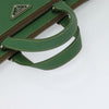 Secondhand Prada Saffiano Green Leather Bag