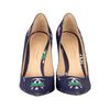Secondhand Gianvito Rossi Silk Printed Pumps - '10s