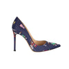 Secondhand Gianvito Rossi Silk Printed Pumps - '10s