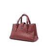 Bottega Veneta Small Nappa Intrecciato Roma Satchel Secondhand