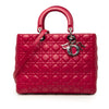 Secondhand Dior Large Lambskin Cannage Lady Dior