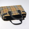 Secondhand Burberry The Banner Beige Canvas Bag