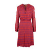 Secondhand Tory Burch Judi Printed Tie-Waist Dress - '10s