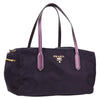 Secondhand Prada Re-Nylon Purple Nylon Bag