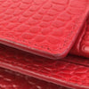 Saint Laurent Medium Croc Embossed Leather Sunset Crossbody Secondhand