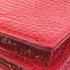Saint Laurent Medium Croc Embossed Leather Sunset Crossbody Secondhand