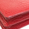Saint Laurent Medium Croc Embossed Leather Sunset Crossbody Secondhand