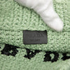 Secondhand Prada Small Raffia Effect Crochet Embroidered Logo Tote