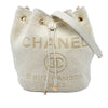 Chanel Small Tweed Deauville Drawstring Bucket Bag Secondhand