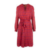 Secondhand Tory Burch Judi Printed Tie-Waist Dress - '10s