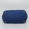 Secondhand Prada Tessuto Blue Synthetic Bag