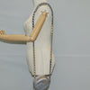 Secondhand Chanel Ronde Silver Leather Bag