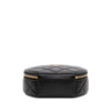 Chanel Quilted Lambskin Oval Logo Chain Top Handle Round Clutch on Chain Secondhand