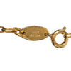 Chanel CC Gold Plated Lion Head Station Chain Long Necklace Secondhand