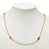 Chanel CC Gold Plated Lion Head Station Chain Long Necklace Secondhand