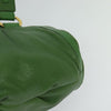Secondhand Bulgari Chandra Green Leather Bag